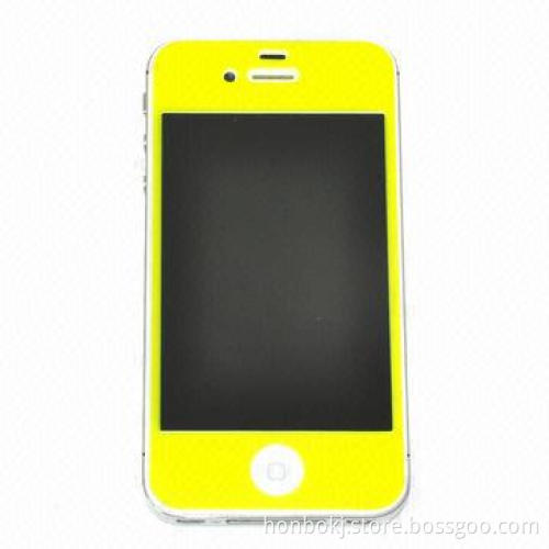 Silk-printed Screen Protector for iPhone 4S/4, Anti-scratch